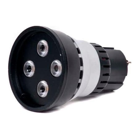 Moon Visions Lighting Moon Visions  12V Cool White Narrow Flood LED Uplight-Hartford Green Texture 5W 5K NFL 12VBR20-U-HGT